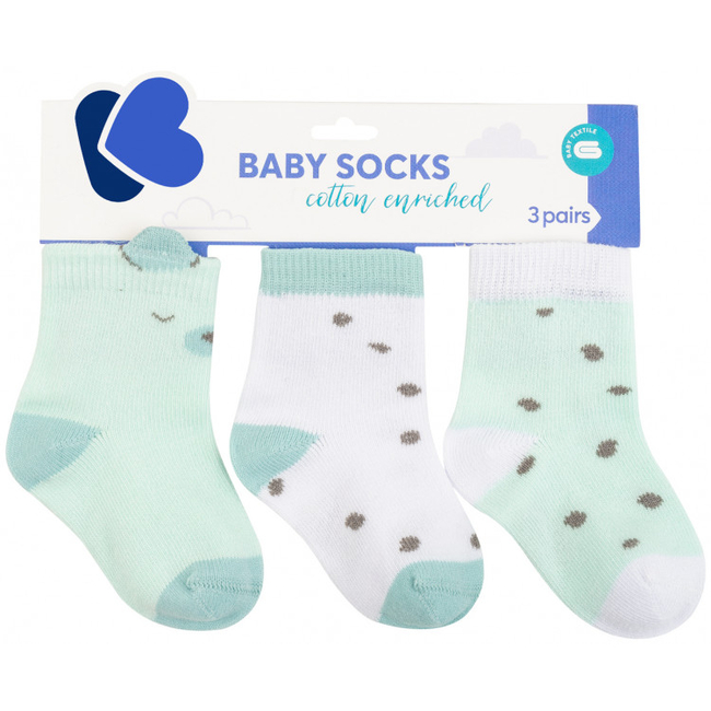 Baby 3D socks 0-6 m Kikka Boo Mint 31110010136
