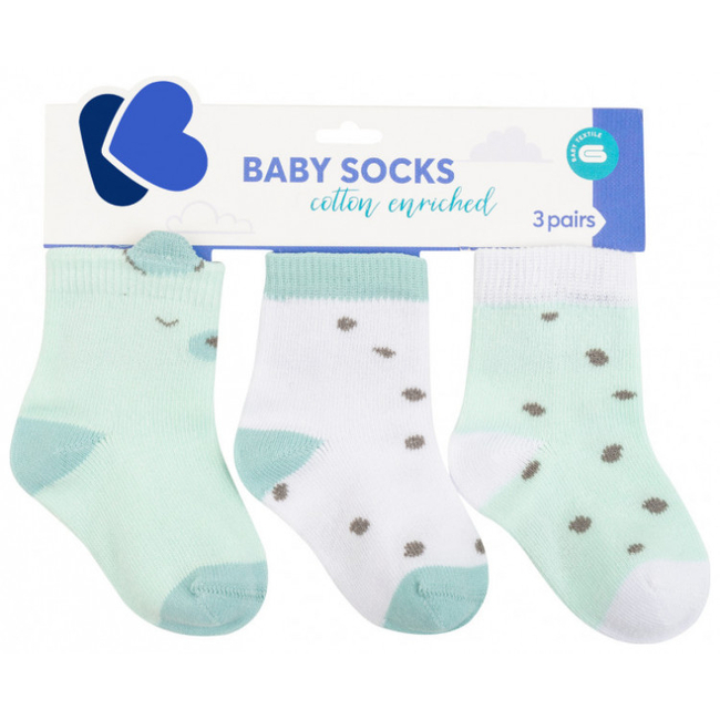 Baby 3D socks 2-3 y Kikka Boo Mint 31110010139