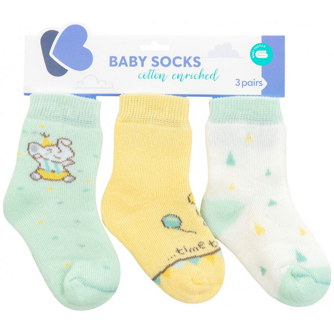 Baby socks 0-6 m Kikka Boo Elephant Time 31110020069