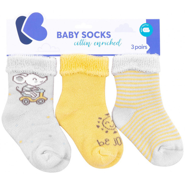 Baby socks 0-6 m Kikka Boo Joyful Mice 31110020073