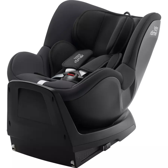 Britax Romer DUALFIX PLUS 360° i-SIZE Περιστρεφόμενο Κάθισμα Αυτοκινήτου 40-105 cm Midnight Grey R2000036277 + ΔΩΡΟ ΑΞΙΑΣ 35€ ΠΡΟΣΤΑΣΙΑ ΚΑΘΙΣΜΑΤΟΣ