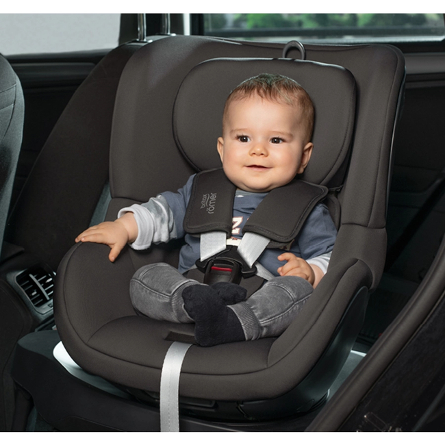 Britax Romer DUALFIX PLUS 360° i-SIZE Περιστρεφόμενο Κάθισμα Αυτοκινήτου 40-105 cm Midnight Grey R2000036277 + ΔΩΡΟ ΑΞΙΑΣ 35€ ΠΡΟΣΤΑΣΙΑ ΚΑΘΙΣΜΑΤΟΣ