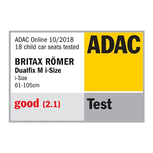 Britax Romer DUALFIX M i-SIZE Child Car Seat 61-105 cm up to 18 kg Indigo Blue R2000036752