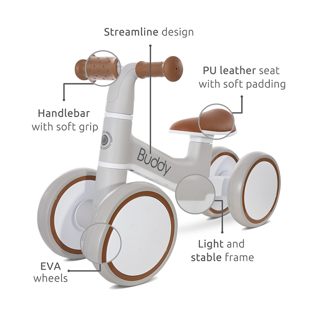 Lorelli RIDE ON BIKE BUDDY BEIGE 10410100001