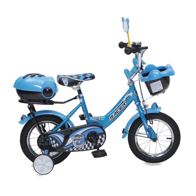 Παιδικό Ποδήλατο 12" Moni 1282 Με καθρέφτη και κουδουνάκι - 2.5 έως 5 ετών - Μπλε