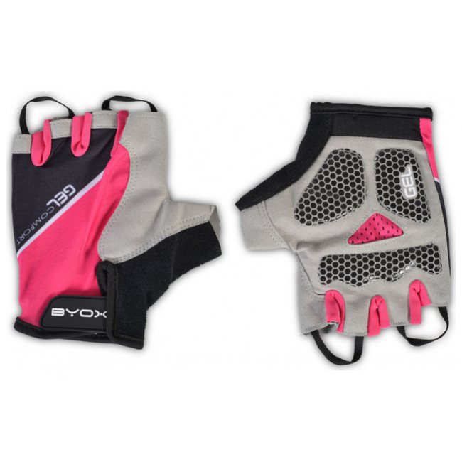Byox AU201 Cycling Gloves Pink