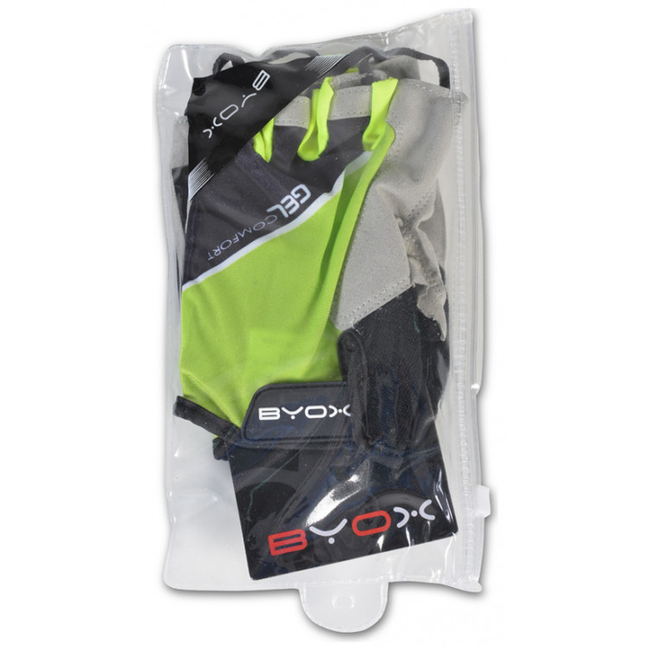 Byox AU201 Cycling Gloves Yellow
