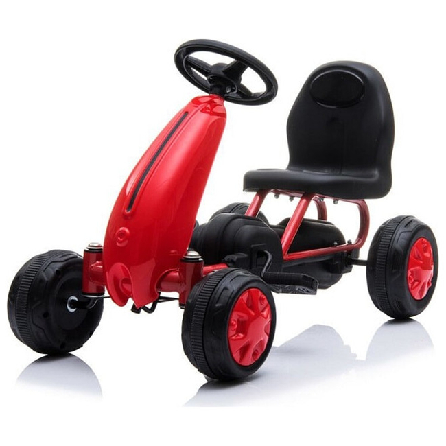 Byox Blaze Παιδικό αυτοκίνητο με Πετάλια Go Kart 18+ μηνών - Κόκκινο (3800146242978)