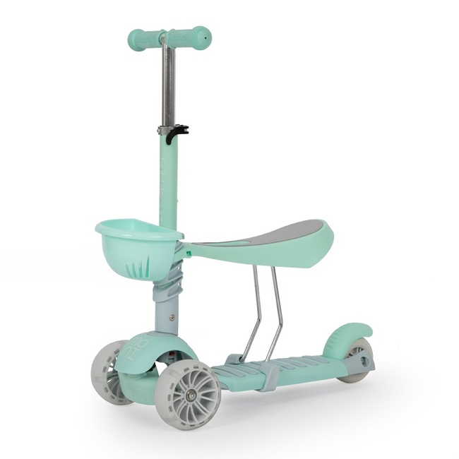 Byox Bubblegum Children Scooter & Led Wheels - Green (3800146225988)