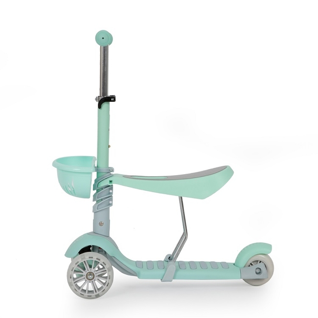 Byox Bubblegum Children Scooter & Led Wheels - Green (3800146225988)