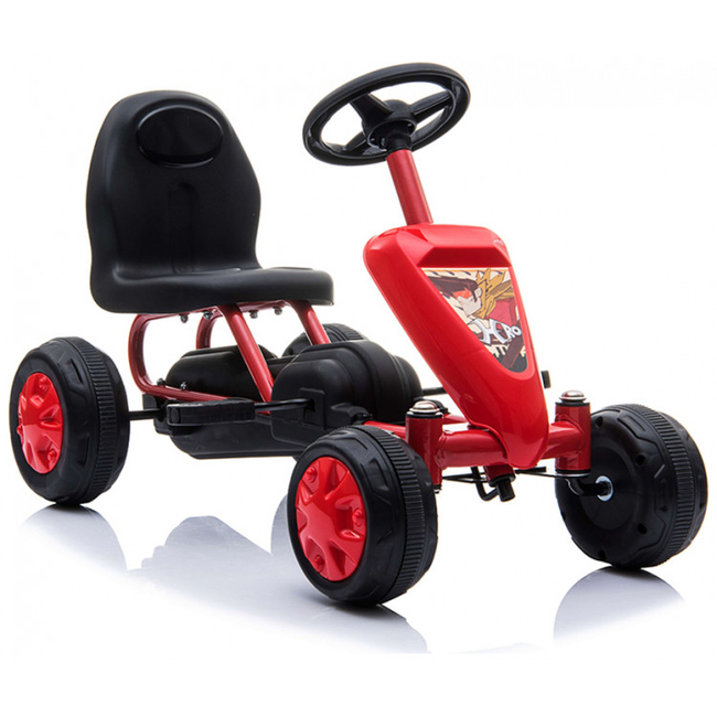 Byox Colorado B003 Παιδικό αυτοκίνητο με Πετάλια Go Kart 18+ μηνών Κόκκινο 3800146230227