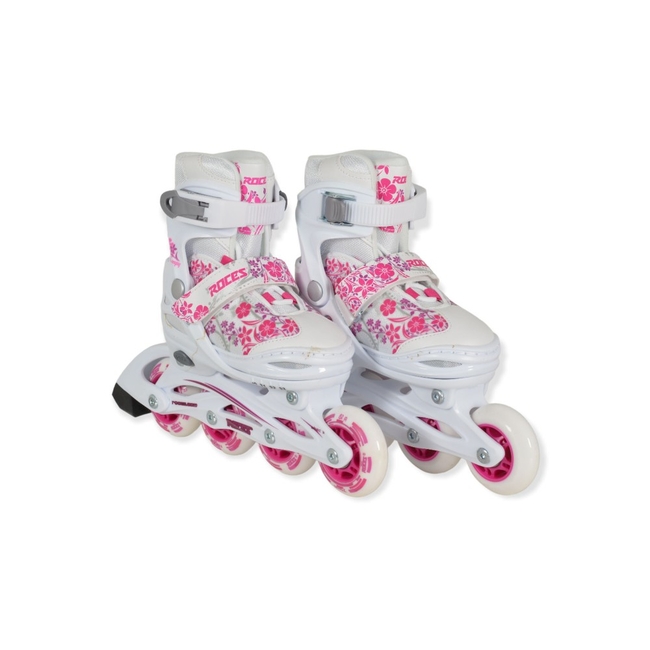 Byox Roces Adjustable Children's Rollers Compy White