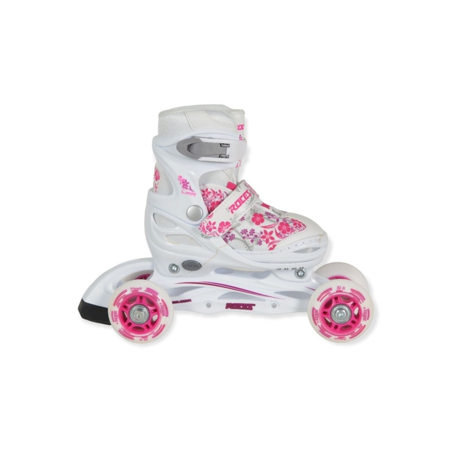 Byox Roces Adjustable Children's Rollers Compy White