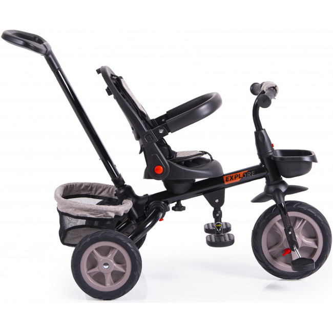 Byox Explore Folding Tricycle with Swivel Seat & Accessories Beige 3800146231064