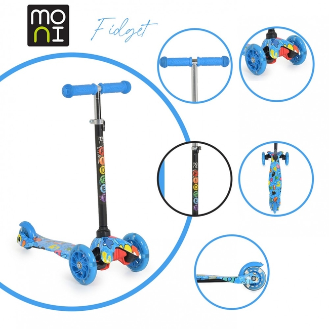 Byox Fidget Παιδικό Πατίνι Τρίτροχο Blue 3800146227944