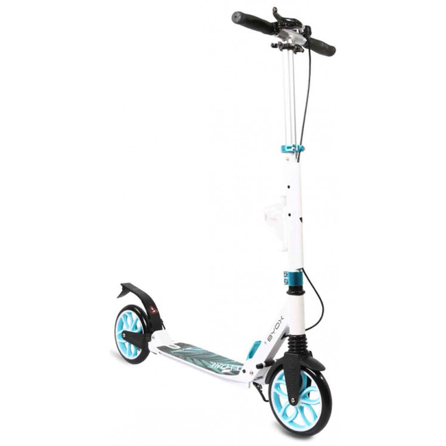 Byox Fiore Scooter Αναδιπλούμενο Παιδικό Πατίνι με 2 τροχούς Φρένο 8+ετών Μπλε 3800146225308