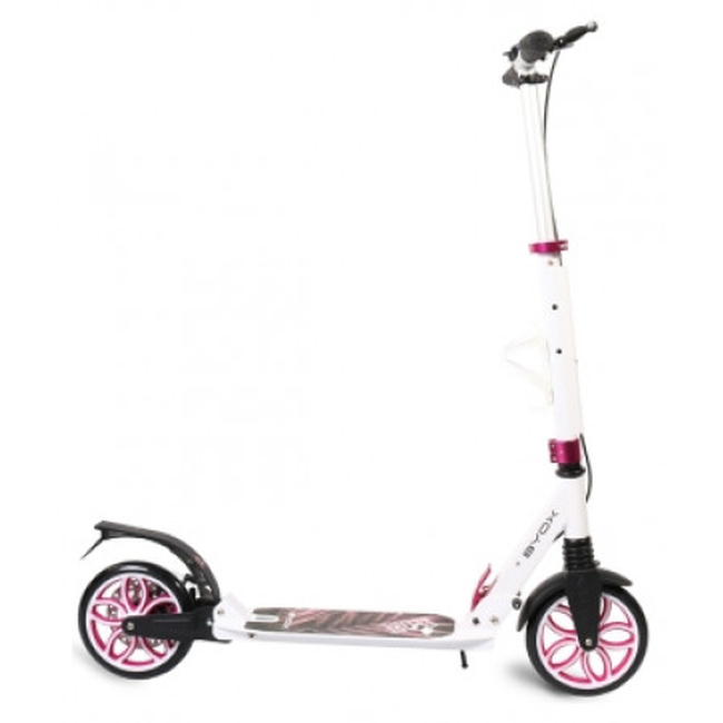 Byox Fiore Folding Children's Scooter with 2 wheels Brake (8+years) - Pink 3800146225292