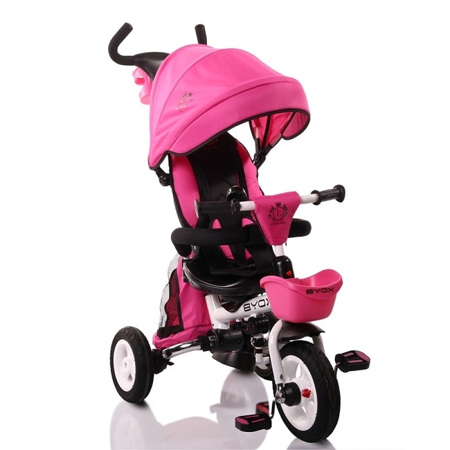 Byox Flexy Lux Tricycle Swivel 360 ° Seat - Pink (3800146242749)