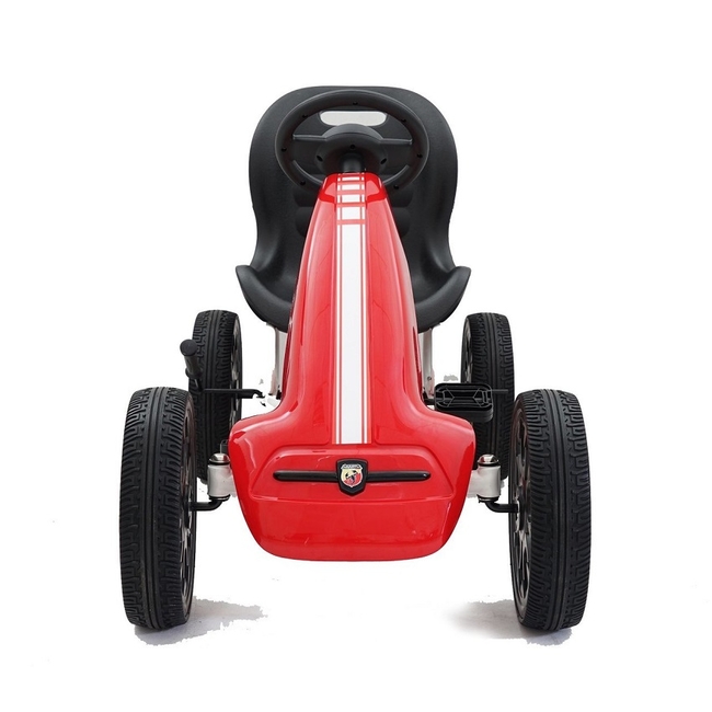 Byox Abarth 500 Mega Go Kart Παιδικό αυτοκίνητο με πετάλια 3-8 ετών - Red (PB9388A)