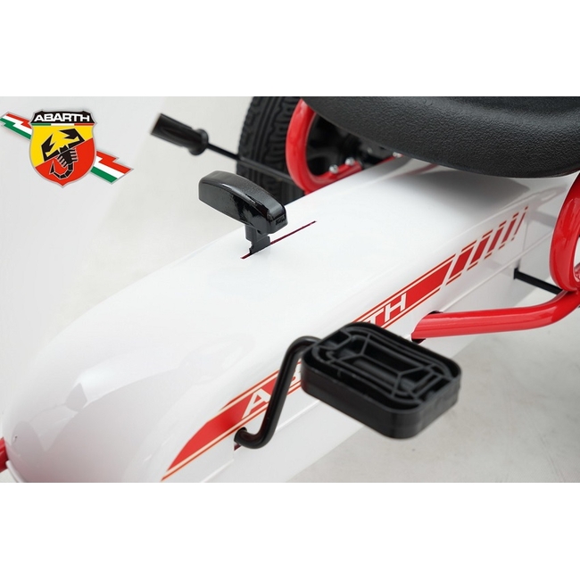 Byox Abarth 500 Mega Pedal Go Kart 3-8 Years - White (PB9388A)