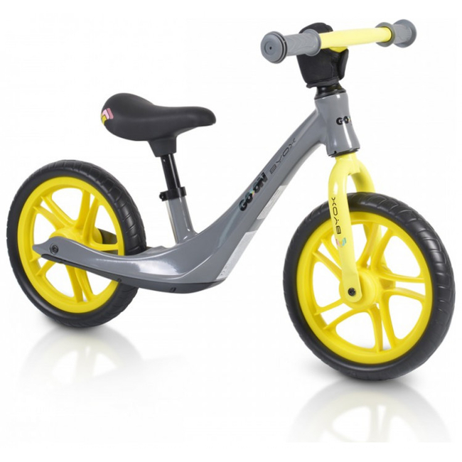 Byox Go On Παιδικό Ποδήλατο Ισορροπίας 3-6 ετών Grey 3800146227050 (Δωρο Μπρος Πισω Φωτα Led)