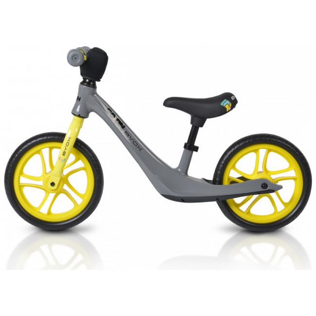 Byox Go On Παιδικό Ποδήλατο Ισορροπίας 3-6 ετών Grey 3800146227050 (Δωρο Μπρος Πισω Φωτα Led)