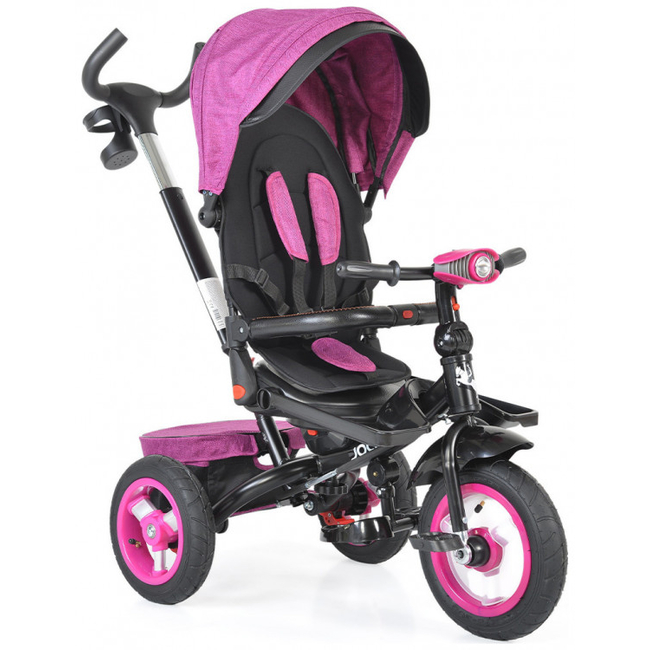 Byox Jockey Air Wheels Children Tricycle Reversibe Seat Music Tray Purple 3800146230753