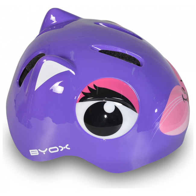 Byox Kati Y26 Παιδικό Κράνος με LED για Ποδήλατο & Πατίνι Κορίτσι