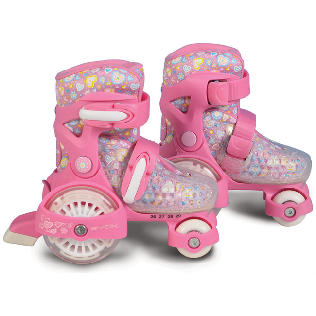 Byox Little Beetle Rollers Adjustable Size 26-29 Pinky Girl 3800146225018