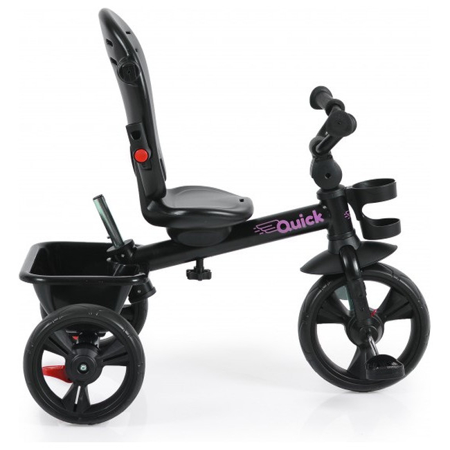 Byox Quick Τρίκυκλο Ποδήλατο Περιστρεφόμενο Κάθισμα με Αξεσουάρ Purple 3800146231095 (Δωρο 2 Φωτα Led)
