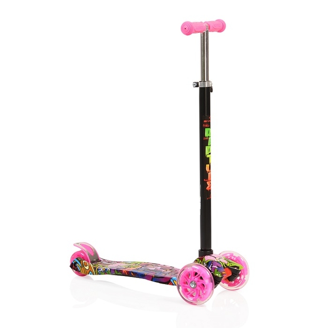 Byox Rapture Scooter Παιδικό Πατίνι με 3 τροχούς LED (3+ ετών) - Pink (3800146255442)