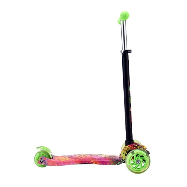 Byox Rapture Scooter Παιδικό Πατίνι με 3 τροχούς LED (3+ ετών) - Green (3800146225674)