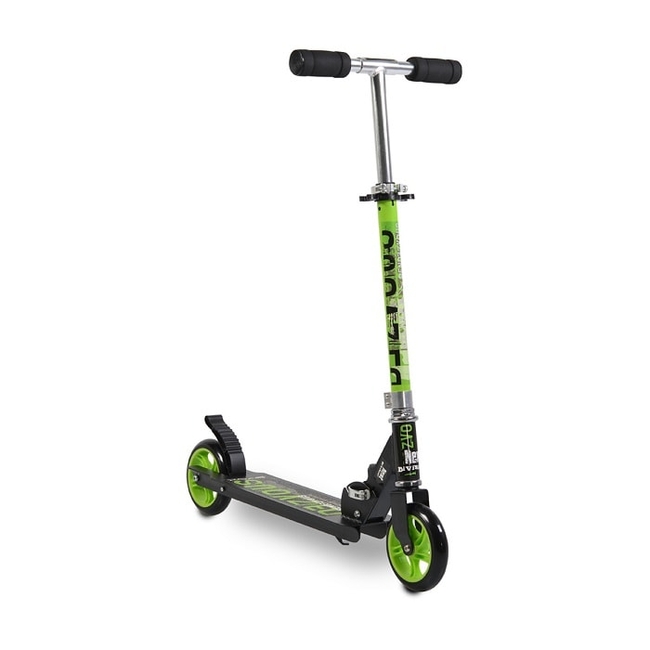 Byox Rendevous Folding Children's Scooter with 2 wheels (6+ years) - Green (3800146225346)