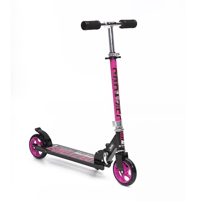 Byox Rendevous Folding Children's Scooter with 2 wheels (6+ years) - Pink (3800146225131)
