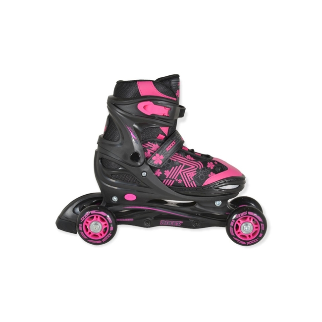 Byox Roces Inline Αυξομειούμενα Παιδικά Rollers Jockey Pink 109949