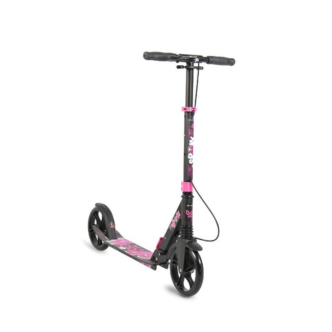 Byox Spooky Folding Children's Scooter with 2 wheels Brake (8+years) - Pink (3800146225643)