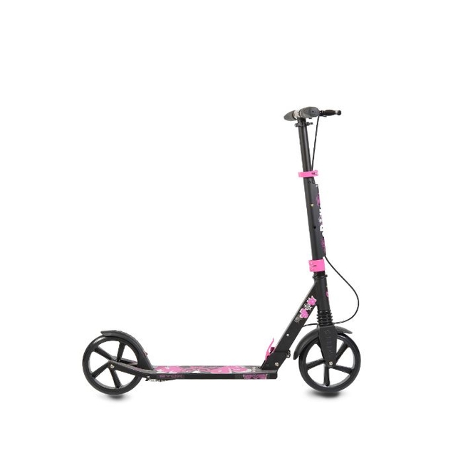 Byox Spooky Folding Children's Scooter with 2 wheels Brake (8+years) - Pink (3800146225643)