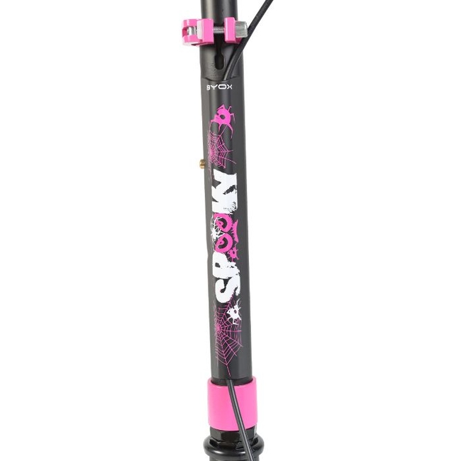 Byox Spooky Folding Children's Scooter with 2 wheels Brake (8+years) - Pink (3800146225643)
