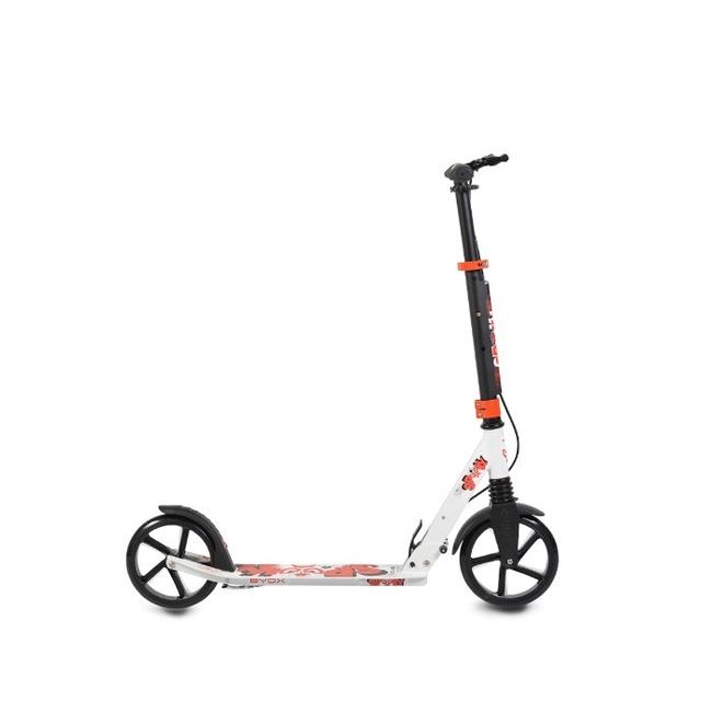 Byox Spooky Folding Children's Scooter with 2 wheels Brake (8+years) - White (3800146225667)