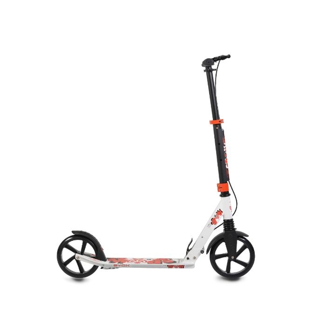 Byox Spooky Folding Children's Scooter with 2 wheels Brake (8+years) - White (3800146225667)