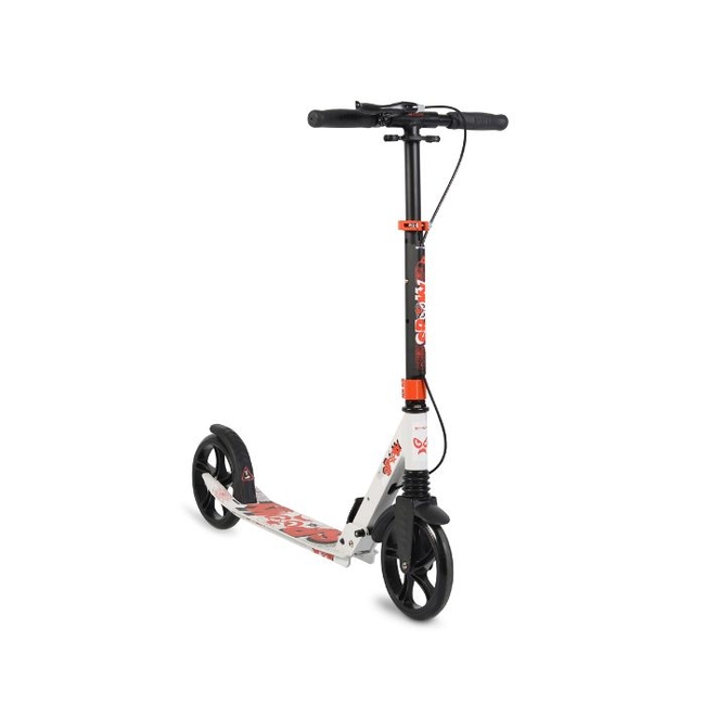 Byox Spooky Folding Children's Scooter with 2 wheels Brake (8+years) - White (3800146225667)