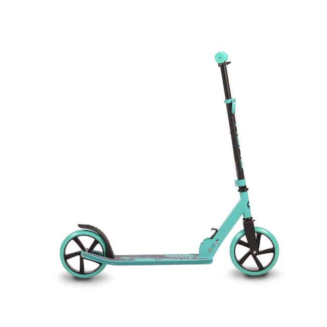 Byox Storm Aluminium Folding Children's Scooter with 2 wheels (8+ years) - Turquoise (3800146225889)