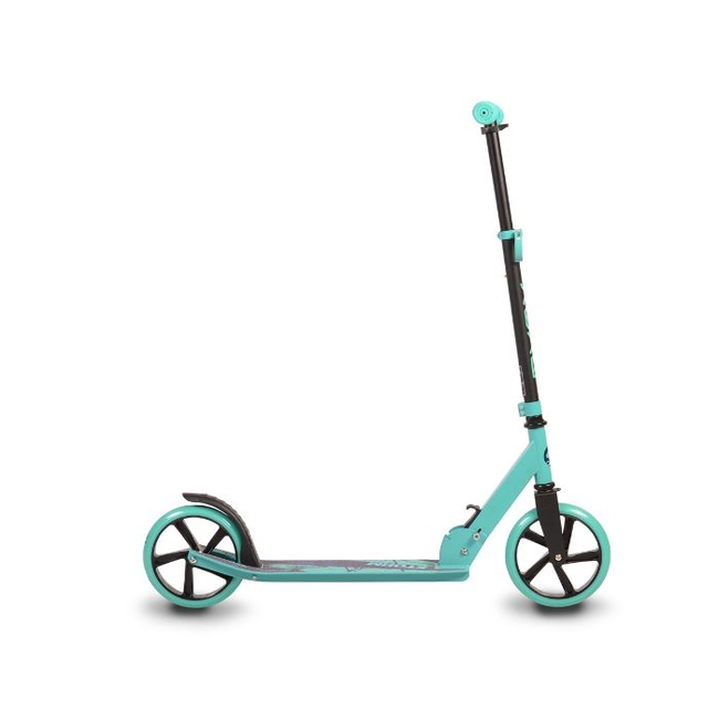 Byox Storm Aluminium Folding Children's Scooter with 2 wheels (8+ years) - Turquoise (3800146225889)