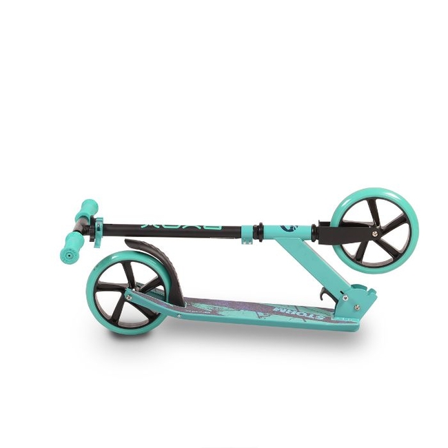 Byox Storm Aluminium Folding Children's Scooter with 2 wheels (8+ years) - Turquoise (3800146225889)