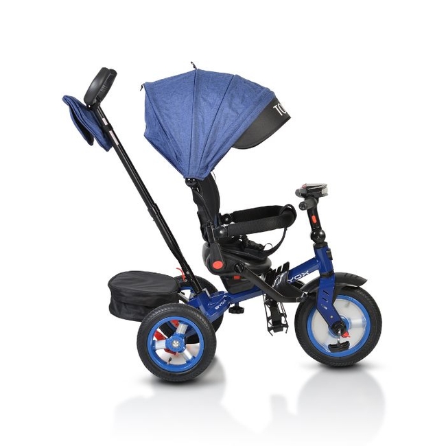 Byox Tornado Children Tricycle Reversibe Seat Music Tray - Dark Blue (3800146230166)