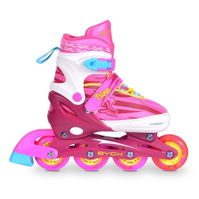 Byox Trina Inline Παιδικά Rollers Προσαρμόσιμα - Pink 104029