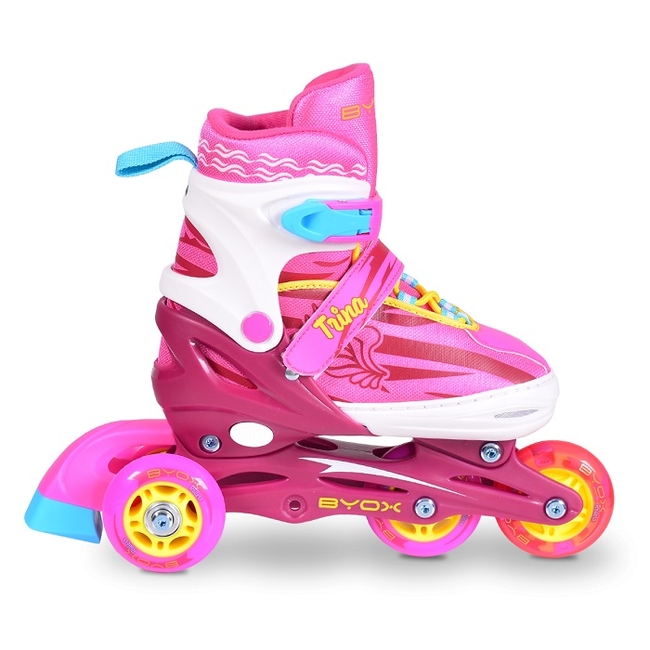 Byox Trina Inline Παιδικά Rollers Προσαρμόσιμα - Pink 104029