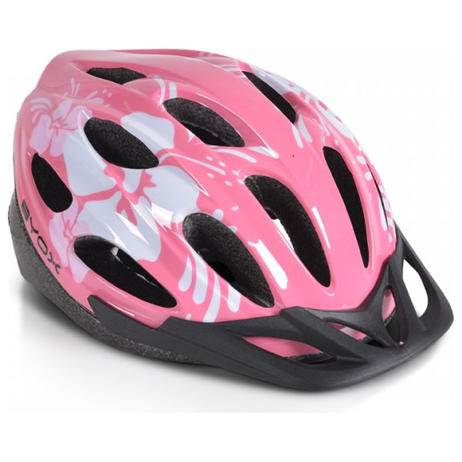 Byox Y02 Adjustable Children's Helmet LED Light Pink