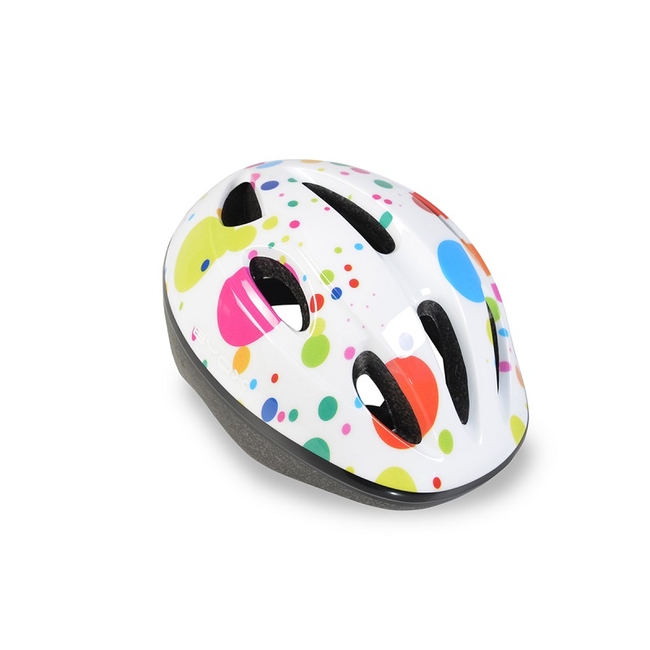 Byox Y03 Ρυθμιζόμενο Παιδικό Κράνος LED Φως 48-54 cm - Dots (3800146225780)