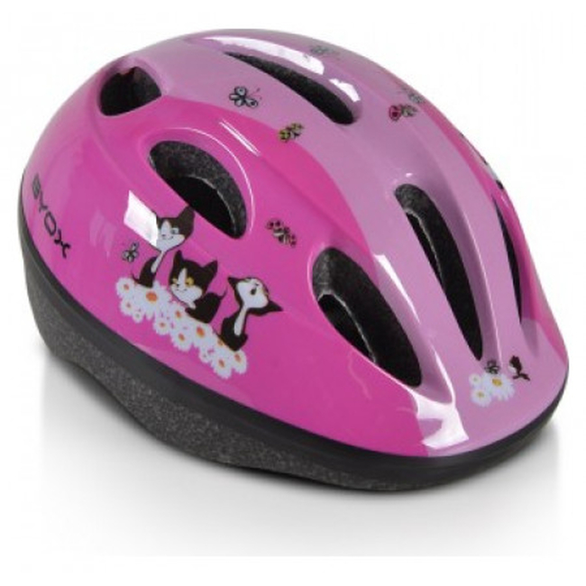 Byox Y03 Adjustable Helmet LED Light 48-54 cm Pink 3800146227487
